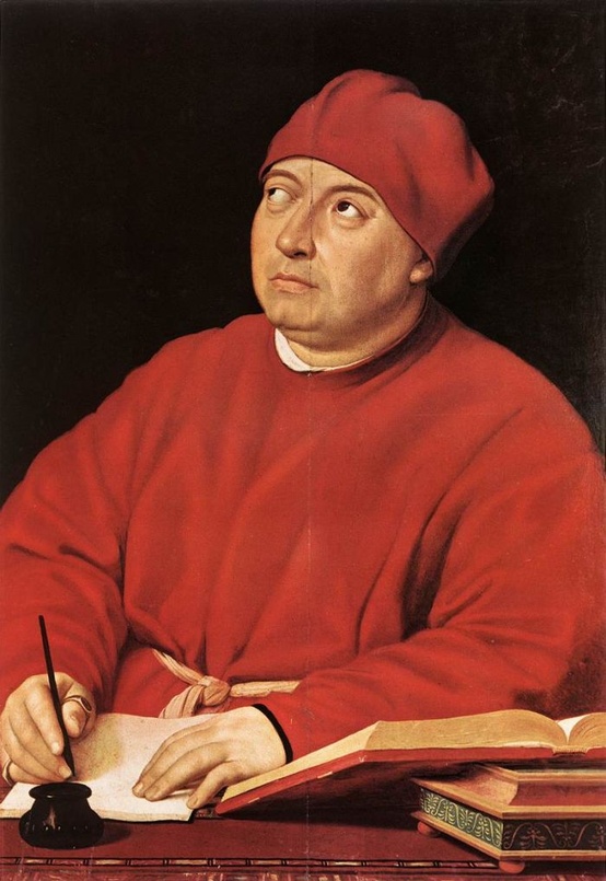 Photo:  Cardinal Tommaso Inghirami by RAFFAELLO Sanzio
